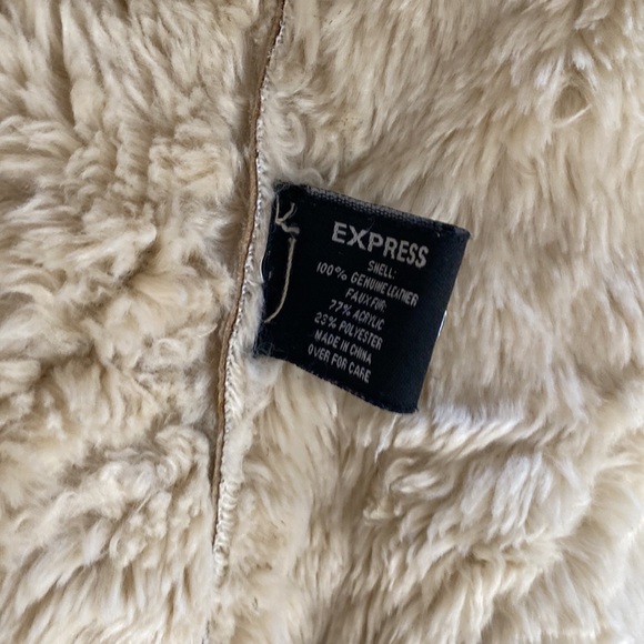 Express Genuine Leather Coat - Picture 3 of 3